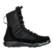 5.11 Work Gear Mens A/T All-Terrain 8-inch Boots for Snow, Hiking, Work Non-Zip, Water-Resistant, Black, 8.5 Wide, Style 12422